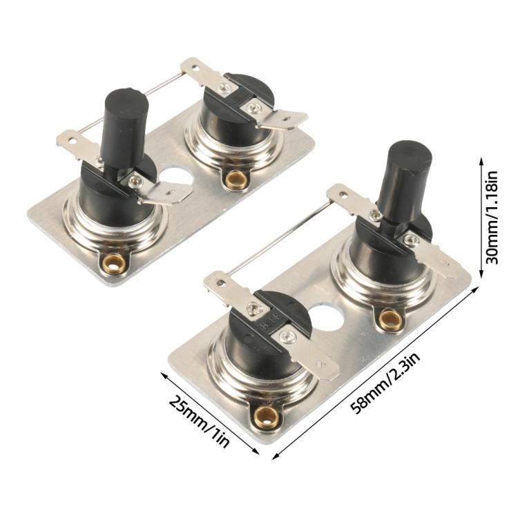 RV Water Heater Thermostat and Hi-Limit Switch Kit 232306 / 282282 For Suburban SW6DE SW10DE SW12DE, 232306