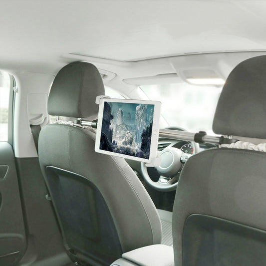 Auto Car Back Seat Headrest Universal Tablet Mounting Holder, 7-10.5 inch Tablet, 9.5-14.5 inch Tablet