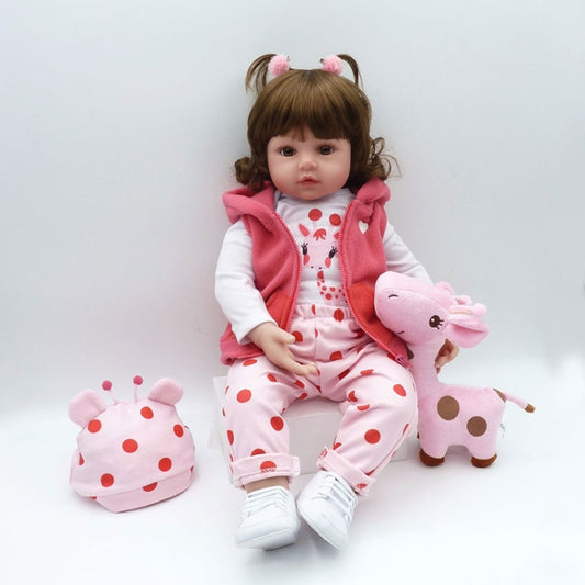 Poupée Bébé Fille NPK Réaliste en Silicone Adorable
