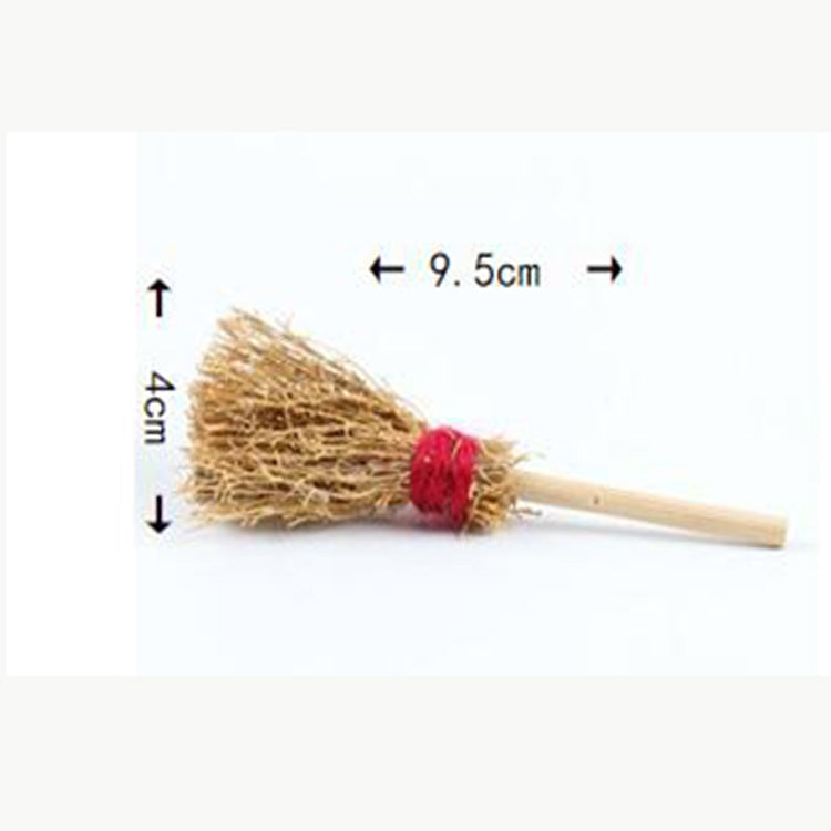 2 balais miniatures en bois pour maison de poupée, accessoires de cuisine ou de patio, jouets éducatifs pour enfants