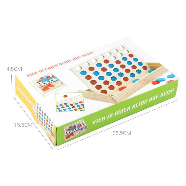 Jouets Éducatifs en Bois pour Enfants - Dames/Checkers Verticales, Dames Verticales