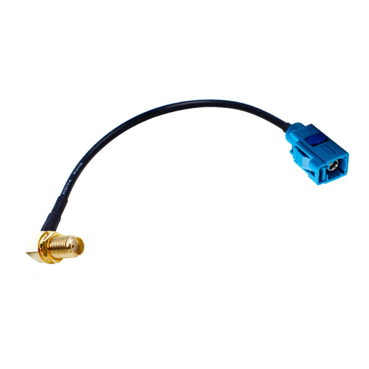 20cm SMA Male Elbow to Fakra Z Female Connector Adapter RG174 Cable, SMA Male Elbow to Fakra Z Female