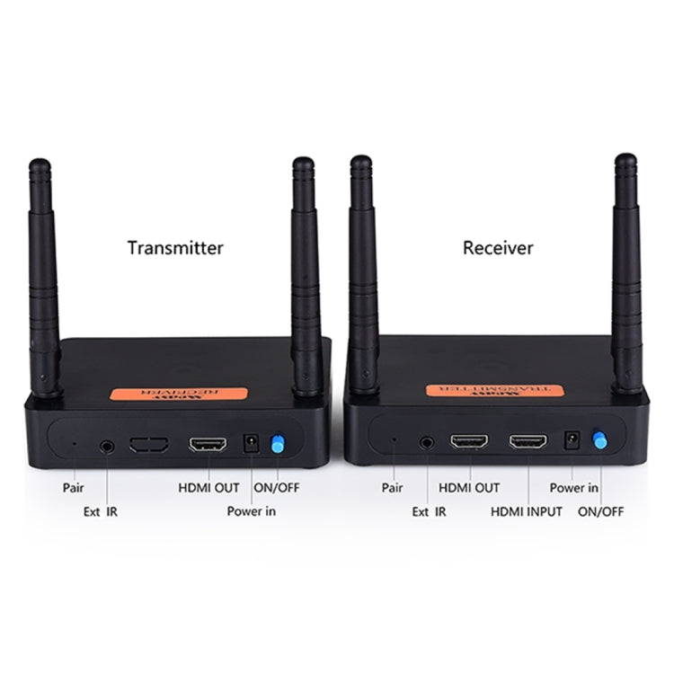 Measy FHD676 Full HD 1080P 3D 5-5.8GHz Wireless HDMI Transmitter (Transmitter + Receiver) Transmission Distance: 200m, Specifications:EU Plug, FHD676 (UK Plug), FHD676 (US Plug), FHD676 (AU Plug), FHD676 (EU Plug)