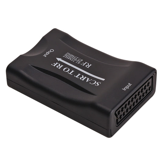 SCART to RF Video Converter, Support RF67.25MHz, 61.25MHz, SCART to RF