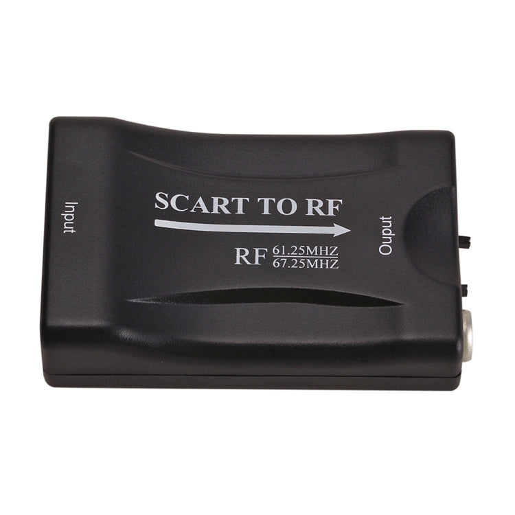 SCART to RF Video Converter, Support RF67.25MHz, 61.25MHz, SCART to RF