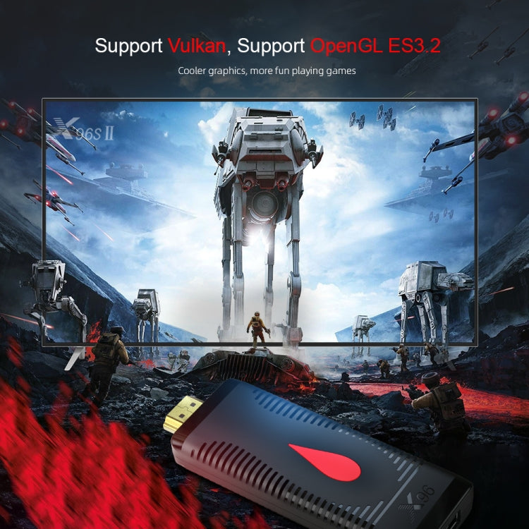 X96 S400 Android 10.0 Mini TV Stick, Allwinner H313 Quad Core ARM Cortex A53, 2GB + 16GB, Support WiFi, HDMI, TF Card, USB, 2GB+16GB