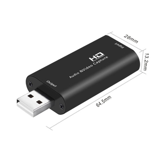 Z32 HDMI Female to HDMI Female Audio Video Capture Adapter Box, Z32