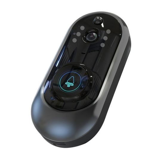 M108 Sonnette vidéo visuelle intelligente WIFI 720P 6400mAh, prise en charge de la surveillance à distance par téléphone et de l'interphone vocal en temps réel, M108