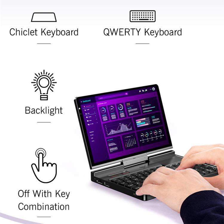 GPD Pocket 4 Handheld Gaming PC, 16GB+1TB, 8.8 inch Windows 11 Home AMD Ryzen 7 8840U, US Plug