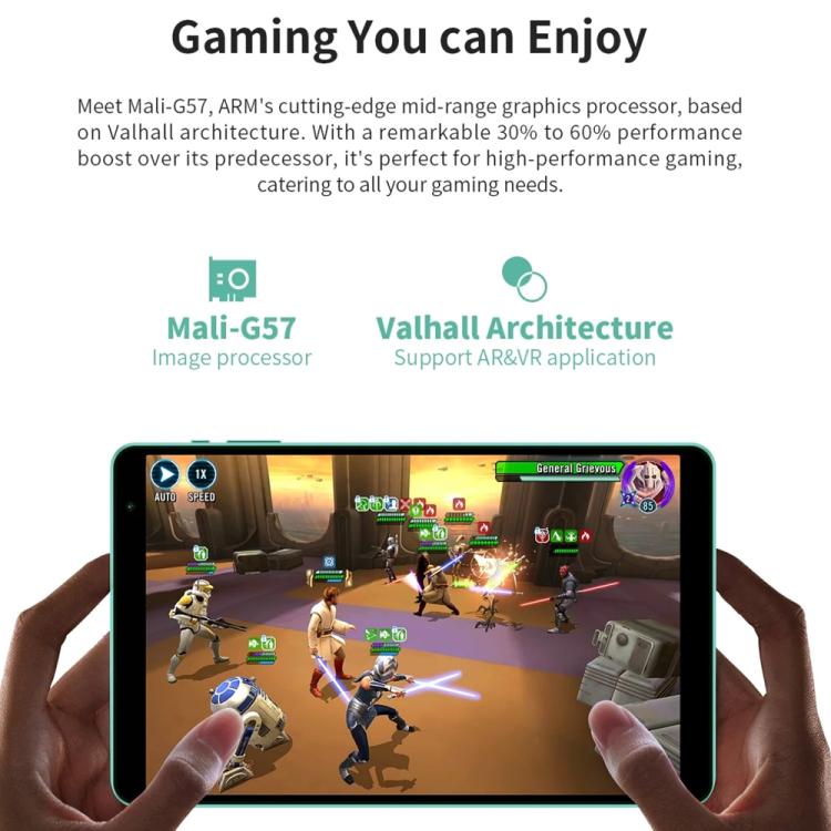 Teclast P85 Tablet PC 8 inch WiFi6, 3GB+64GB, Android 15 Allwinner A333 5-Core(Mint Green), P85