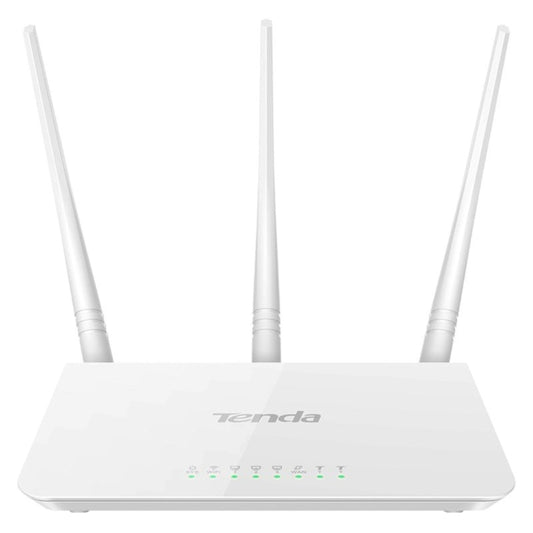 Tenda F3 Wireless 2.4GHz 300Mbps WiFi Router with 3*5dBi External Antennas