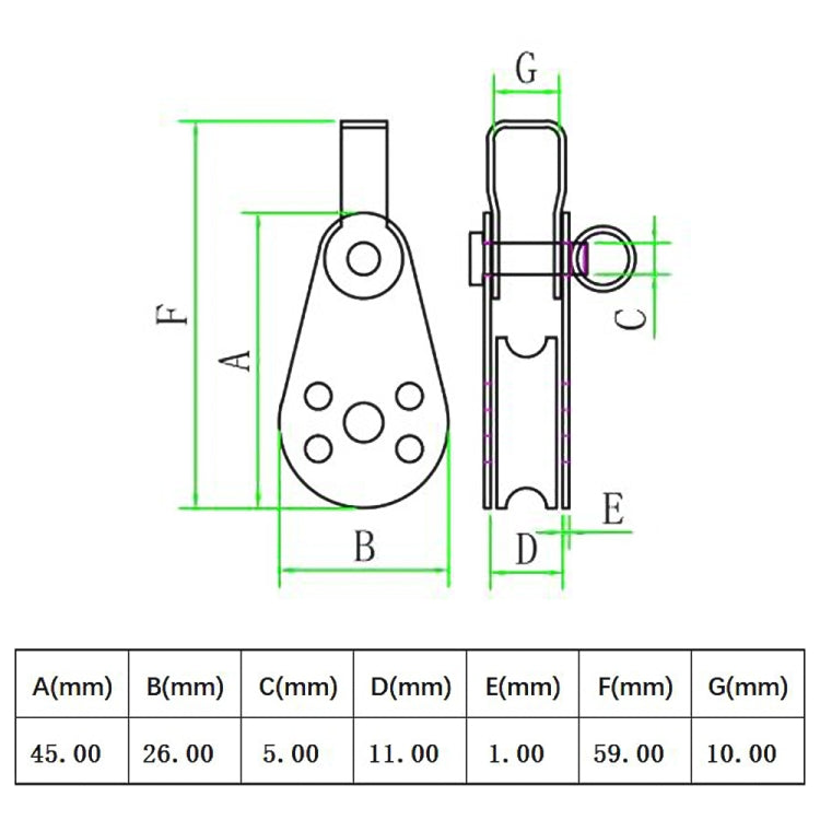 2 PCS 316 Stainless Steel Yacht Pulley, Yacht Pulley