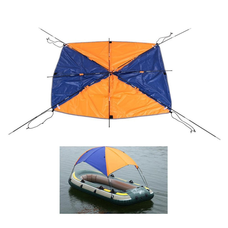 68349 Folding Awning Canoe Rubber Inflatable Boat Parasol Tent for 3 Person,Boat is not Included, 68349