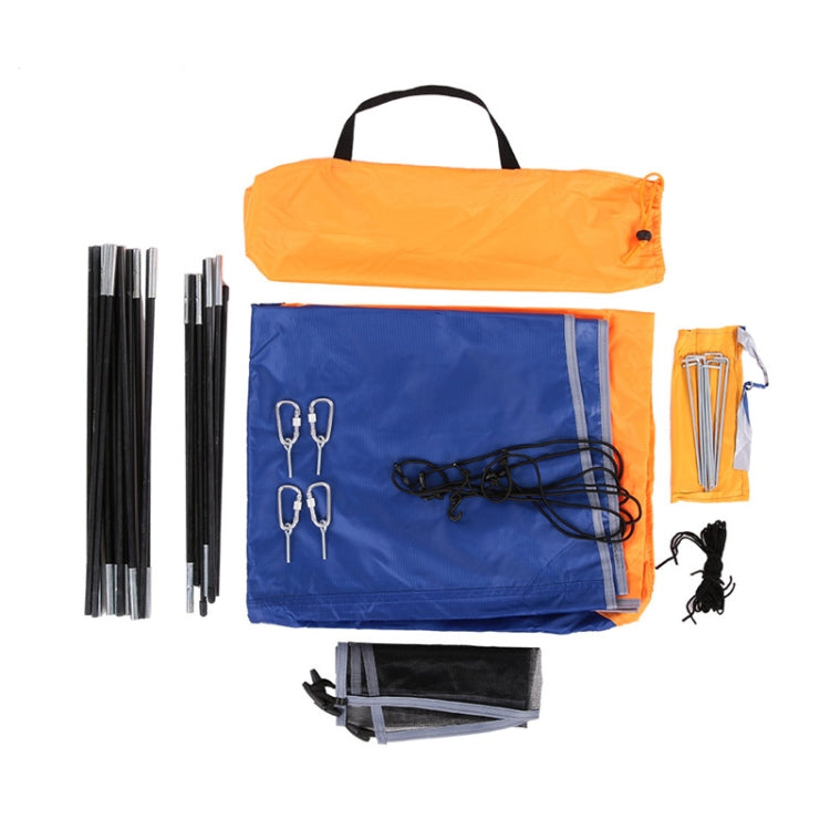 68349 Folding Awning Canoe Rubber Inflatable Boat Parasol Tent for 3 Person,Boat is not Included, 68349