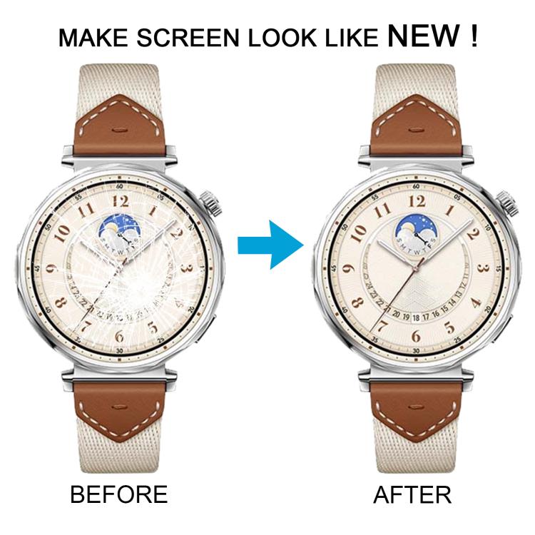 Cristal exterior original para Huawei Watch GT 5 de 46 mm (negro) y Huawei Watch GT 5 de 41 mm (blanco)