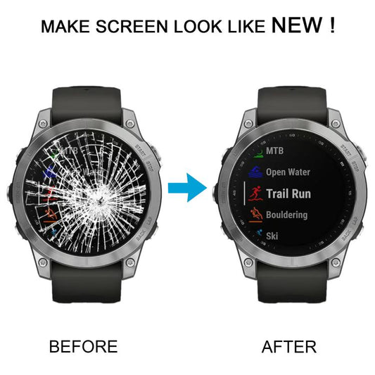 For Garmin Fenix 7 Original LCD Screen Digitizer Full Assembly With Frame