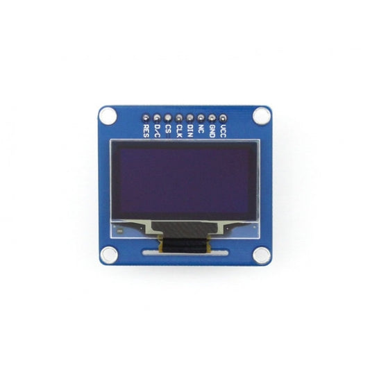 Waveshare 1.3 inch 128*64 OLED, SPI/I2C interfaces, Straight Vertical Pinheader