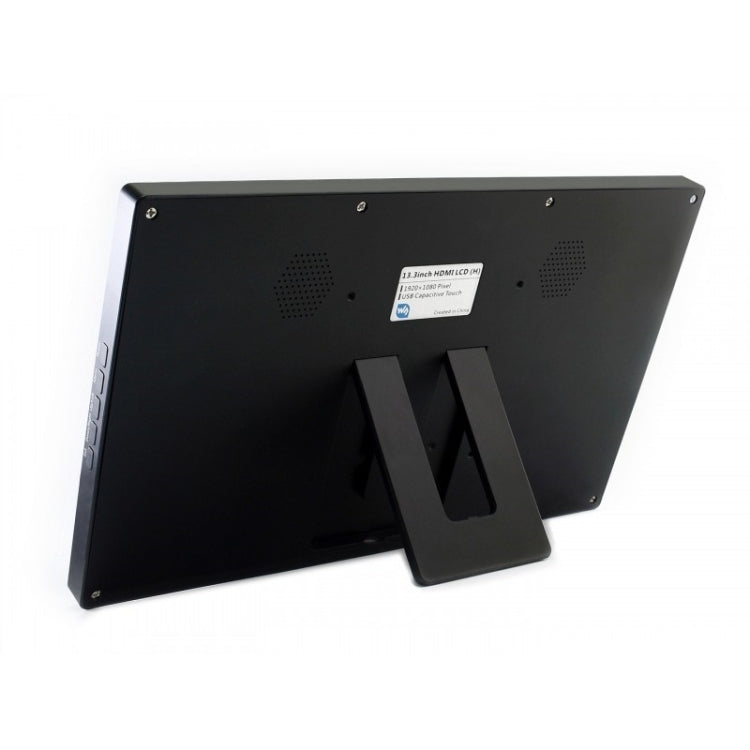 Waveshare 13.3 inch IPS 1920x1080 Capacitive Touch Screen LCD with Toughened Glass Cover, Supports Multi mini-PCs, Multi Systems, 13.3 inch