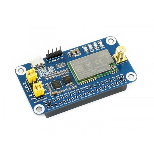 Waveshare SX1262 LoRa HAT 915MHz Frequency Band for Raspberry Pi, Applicable for America / Oceania / Asia, 915MHz