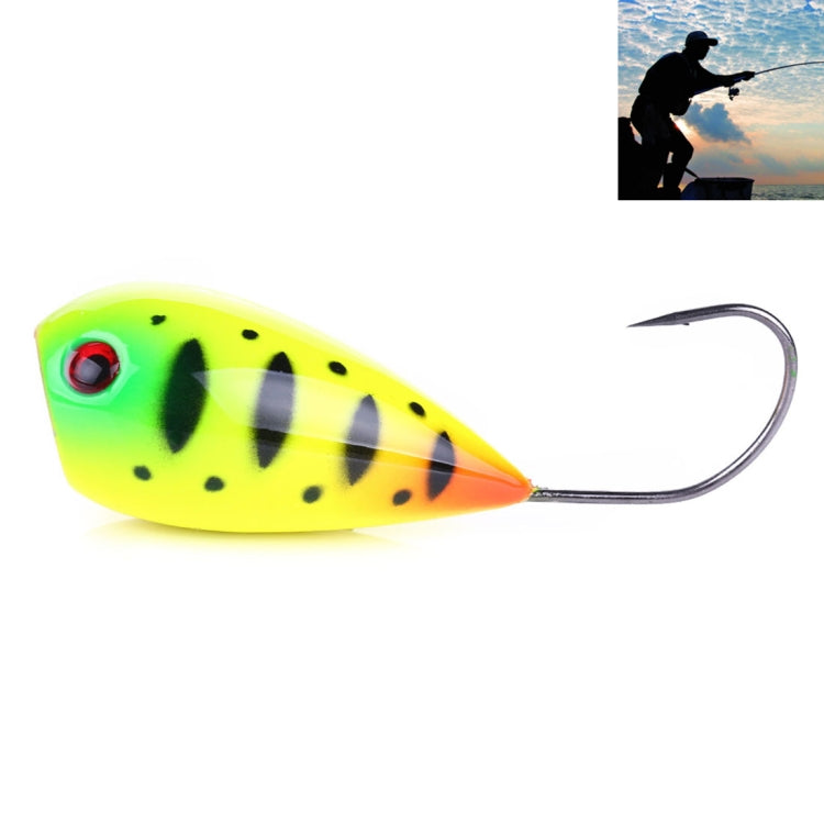 HENGJIA PO036 8cm/13g Big Mouth Single Hook Schlagwasserwellen Hartköder Outdoor Angelgeräte Köder Angelköder Angelausrüstung, PO036-1, PO036-2, PO036-3, PO036-4, PO036-5, PO036-6, PO036-7