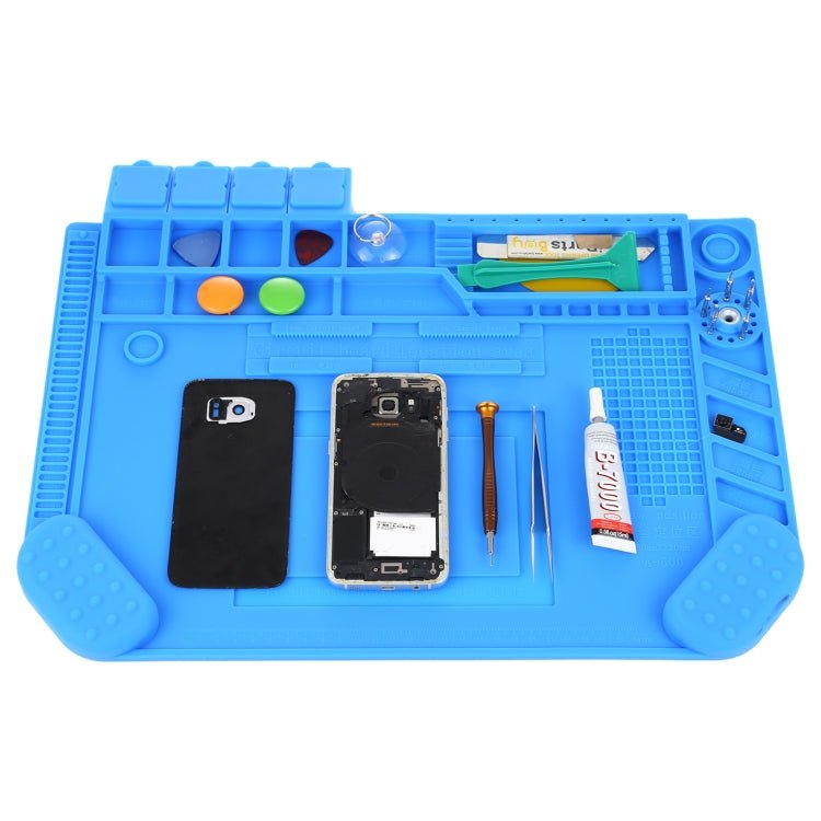 A - 500 Insulation Heat - Resistant Repair Pad ESD Mat with Magnetic, Size: 48 x 32cm, A - 500 (48cm x 32cm) - ORIWHIZ