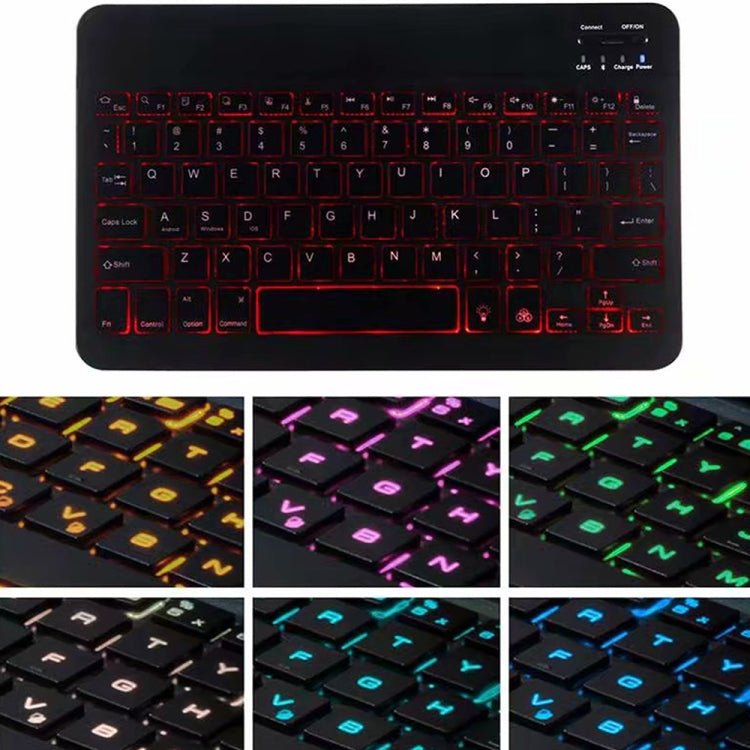 A06BS Ultra - thin Backlight Bluetooth Keyboard Leather Case with Holder & Pen Slot, For iPad mini 6 / mini 7, For iPad mini 6 - ORIWHIZApple AccessoriesiPad KeyboardiPad Keyboard For iPad mini