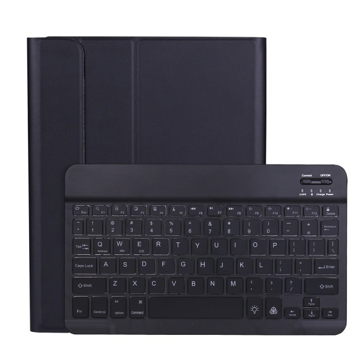 A11BS Lambskin Texture ultra - thin Bluetooth Keyboard Leather Case with Pen Holder & Backlight, A11BS - ORIWHIZApple AccessoriesiPad KeyboardiPad Keyboard Universal