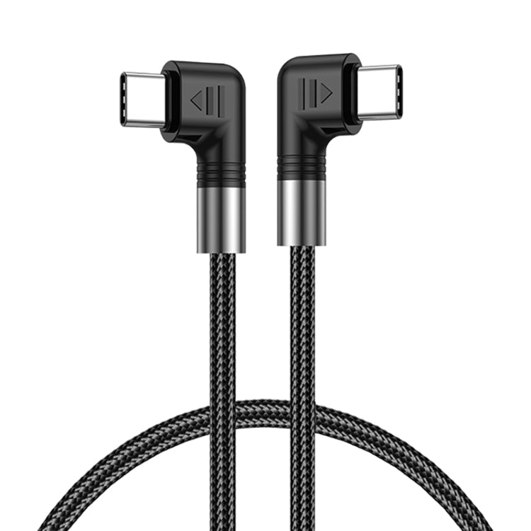 A9 100W USB - C/Type - C to USB - C/Type - C Double Elbow Data Cable, 0.5m, 1m, 2m, 3m - ORIWHIZ