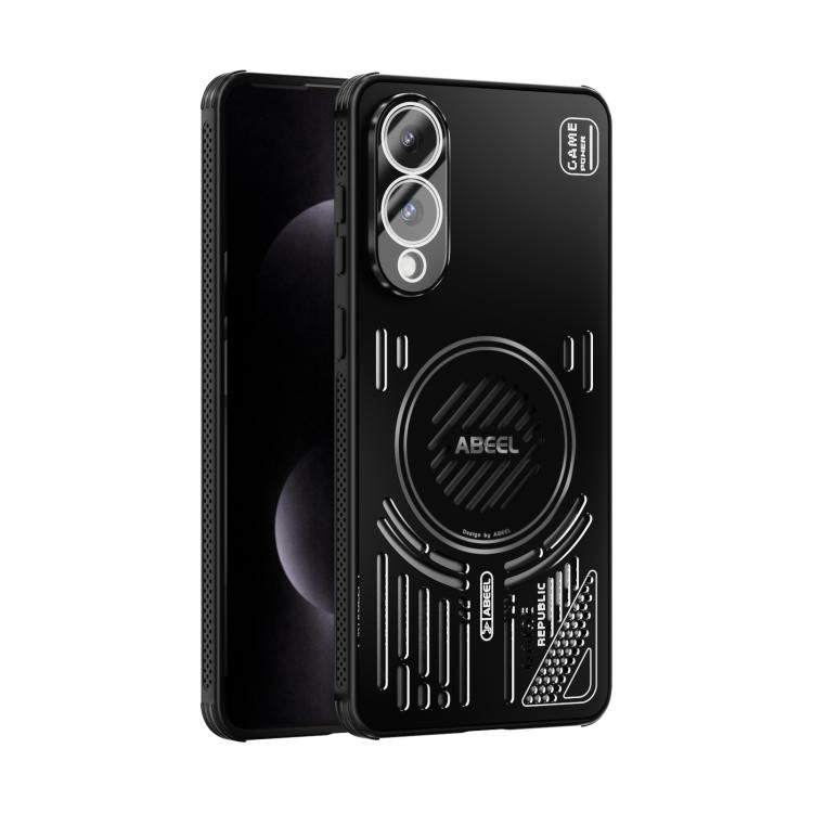 ABEEL Ice Fox Series Magnetic Heat Sink Cooling Phone Case, For Samsung Galaxy S25 Edge 5G, For Samsung Galaxy S25 5G, For Samsung Galaxy S25+ 5G, For Samsung Galaxy S25 Ultra 5G - ORIWHIZGalaxy S25 Edge 5GGalaxy S25 Edge 5G CasesSamsung Accessories
