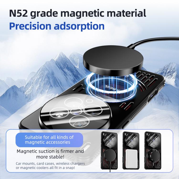 ABEEL Ice Fox Series Magnetic Heat Sink Cooling Phone Case, For vivo X200s, For vivo X200 Ultra, For vivo X200, For vivo X200 Pro Mini, For vivo X200 Pro - ORIWHIZMore vivo CaseOnePlus & OPPO Accessoriesvivo Cases