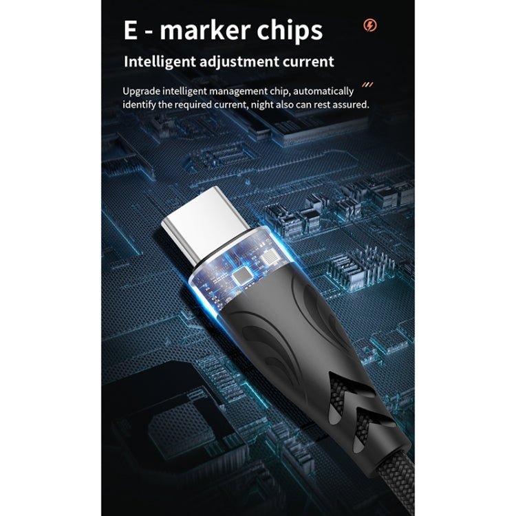 ADC - 008 100W USB - C / Type - C to USB - C / Type - C Fast Charge Data Cable, 1m, 2m - ORIWHIZ