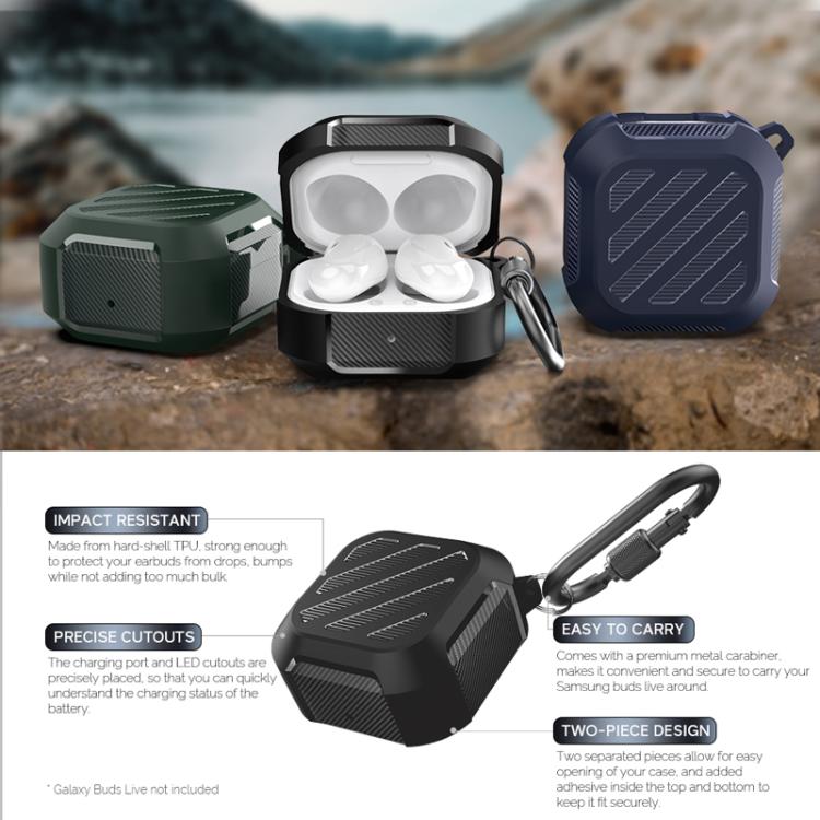 AhaStyle PT131 Earphone TPU Case For Samsung Galaxy Buds Live / Pro / 2 / 2 Pro / FE - ORIWHIZ