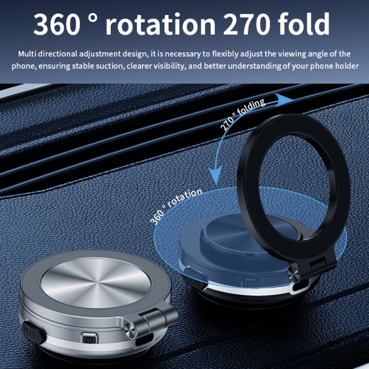 AIMITE C1 Vacuum Adsorption Foldable Magnetic Support Bracket Car Cell Phone Holder - ORIWHIZ