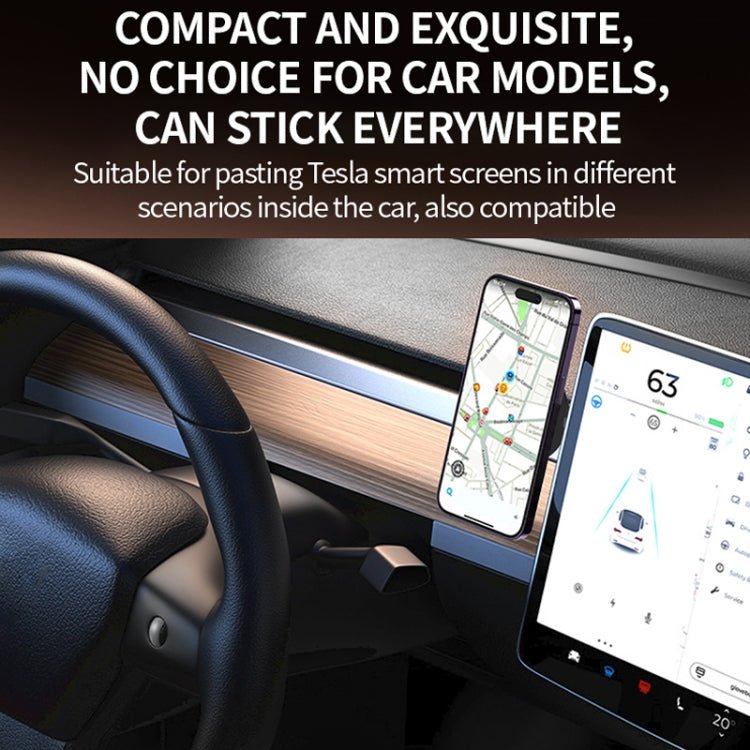AIMITE C2 Car Vacuum Suction Cup Magnetic Three Axis Linkage Rotatable Cell Phone Holder - ORIWHIZ