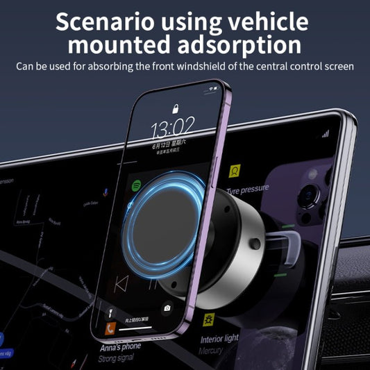 AIMITE X11 Car Vacuum Adsorption Cell Phone Magnetic Holder Universal Adjustable Navigation Support Bracket - ORIWHIZ