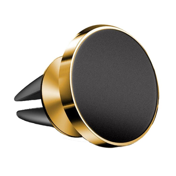 Air Outlet Type Aluminum Alloy Car Magnetic Suction Bracket Navigation Phone Holder, Air Outlet (Black), Air Outlet (Gold), Air Outlet (Silver) - ORIWHIZ