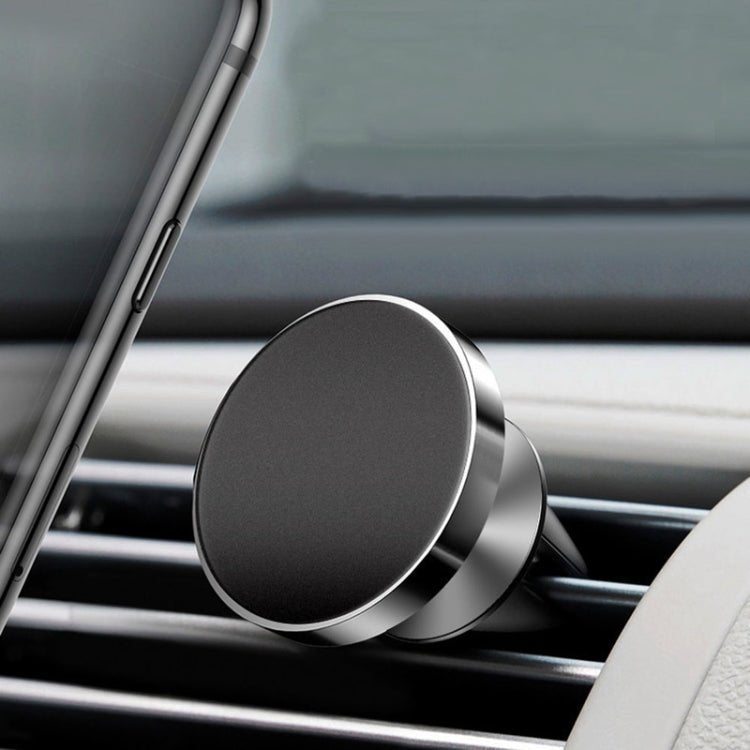 Air Outlet Type Aluminum Alloy Car Magnetic Suction Bracket Navigation Phone Holder, Air Outlet (Black), Air Outlet (Gold), Air Outlet (Silver) - ORIWHIZ