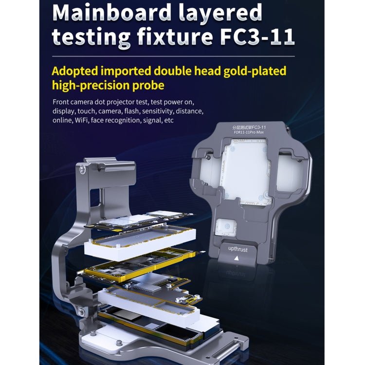 Aixun FC3 - 11 Mainboard Layered Testing Fixture for iPhone 11/11 Pro/11Pro Max, Aixun FC3 - 11 - ORIWHIZ