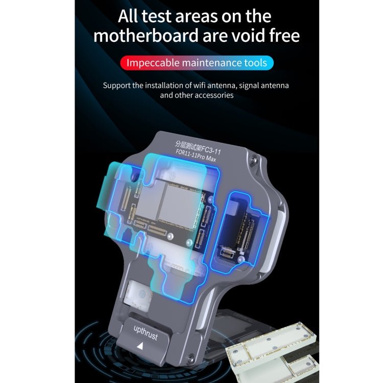 Aixun FC3 - 11 Mainboard Layered Testing Fixture for iPhone 11/11 Pro/11Pro Max, Aixun FC3 - 11 - ORIWHIZ