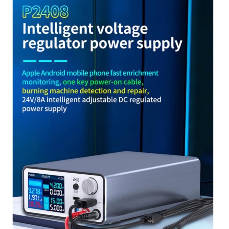 AIXUN P2408 Intelligent Voltage Regulator Power Supply, EU Plug, P2408 EU Plug, P2408 US Plug - ORIWHIZ