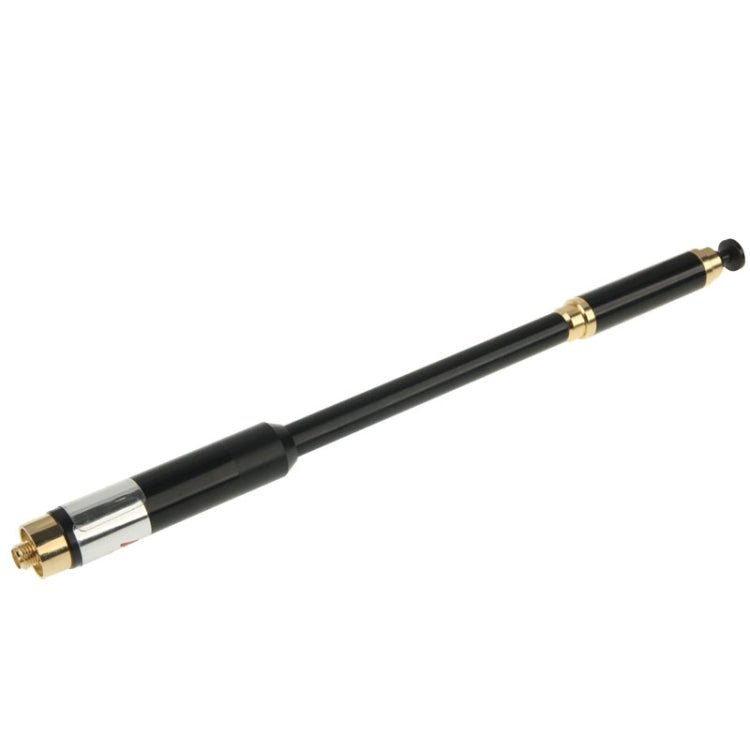 AL - 800 Dual Band 144/430MHz High Gain SMA - F Telescopic Handheld Radio Dual Antenna for Walkie Talkie, Antenna Length: 22cm / 86cm - ORIWHIZConsumer ElectronicsWalkie TalkieWalkie Talkie Antenna