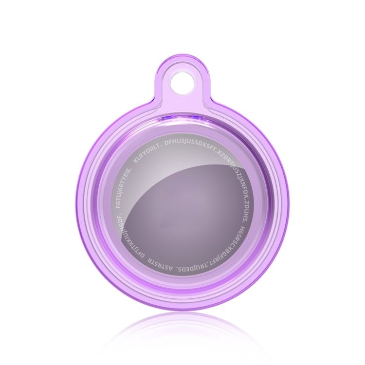 All - inclusive Clear Crystal Shockproof Protective Cover Case with Keychain Hook Loop, For AirTag - ORIWHIZ