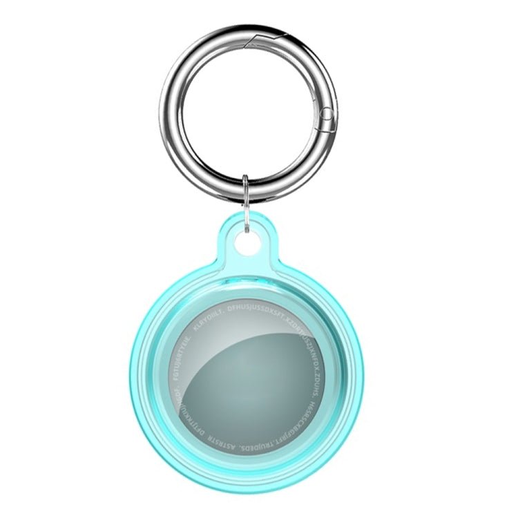 All - inclusive Clear Crystal Shockproof Protective Cover Case with Keychain Hook Loop, For AirTag - ORIWHIZ