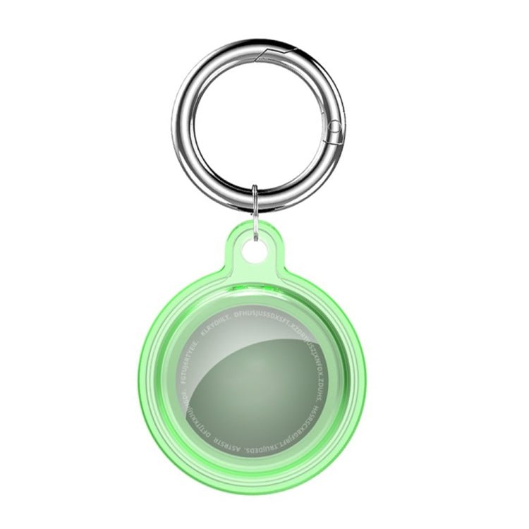 All - inclusive Clear Crystal Shockproof Protective Cover Case with Keychain Hook Loop, For AirTag - ORIWHIZ