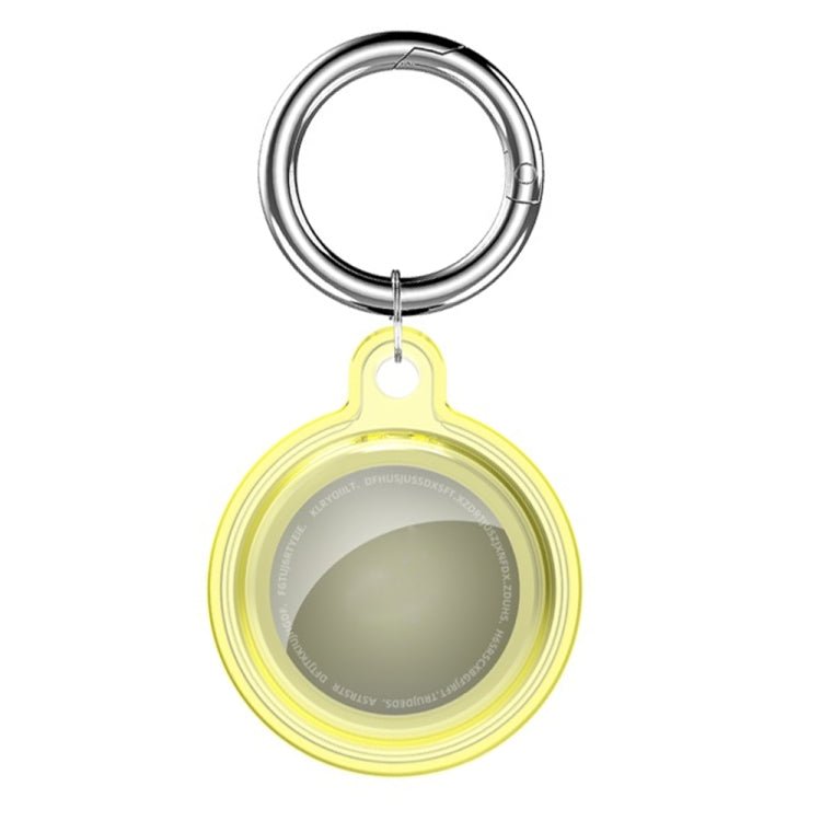 All - inclusive Clear Crystal Shockproof Protective Cover Case with Keychain Hook Loop, For AirTag - ORIWHIZ