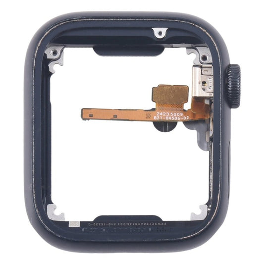 Aluminium Alloy Middle Frame Bezel Plate with Crown Spin Axis Flex Cable, For Apple Watch Series 7 / 8 / 9 45MM LTE, For Apple Watch Series 7 / 8 / 9 45MM GPS, For Apple Watch Series 7 / 8 / 9 41MM LTE, For Apple Watch Series 7 / 8 / 9 41MM GPS - ORIWHIZ