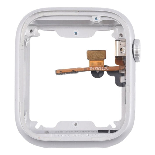 Aluminium Alloy Middle Frame Bezel Plate with Crown Spin Axis Flex Cable, For Apple Watch Series 8 / 9 45MM LTE, For Apple Watch Series 8 / 9 45MM GPS, For Apple Watch Series 8 / 9 41MM LTE, For Apple Watch Series 8 / 9 41MM GPS - ORIWHIZ