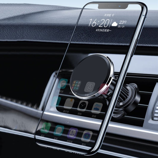 Aluminum Alloy Rotatable Magnetic Car Air Outlet Mobile Phone Holder - ORIWHIZ