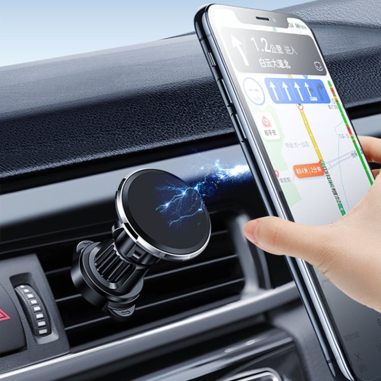 Aluminum Alloy Rotatable Magnetic Car Air Outlet Mobile Phone Holder - ORIWHIZ