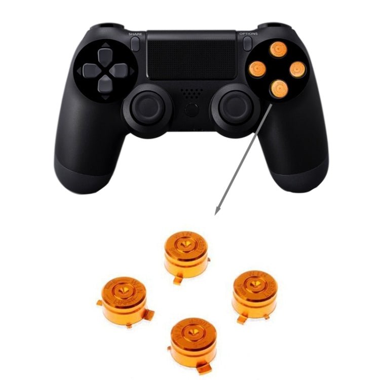 Aluminum Metal Buttons for PS4 9mm Mod Kits Bullet, Aluminum Metal Button - ORIWHIZ